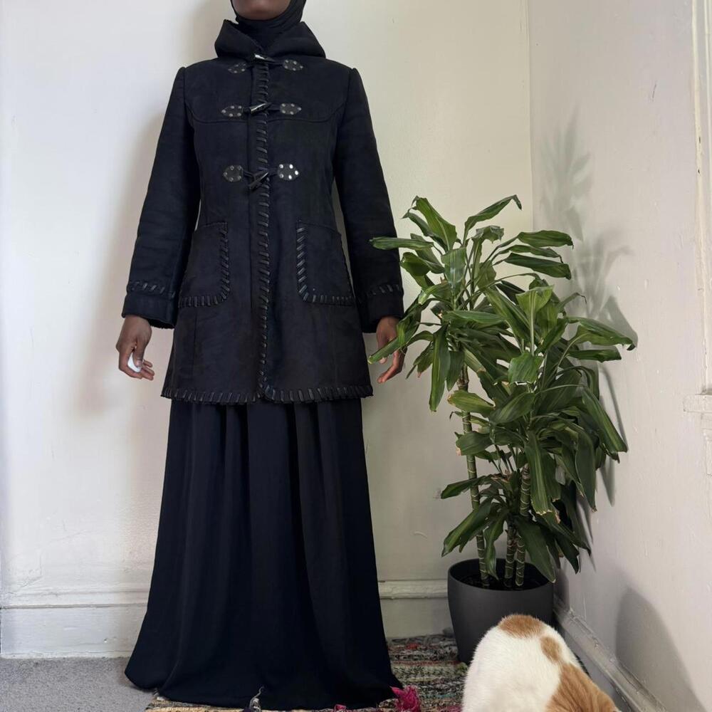 Vintage Y2K Limited Too Faux Suede‎ Toggle Coat
